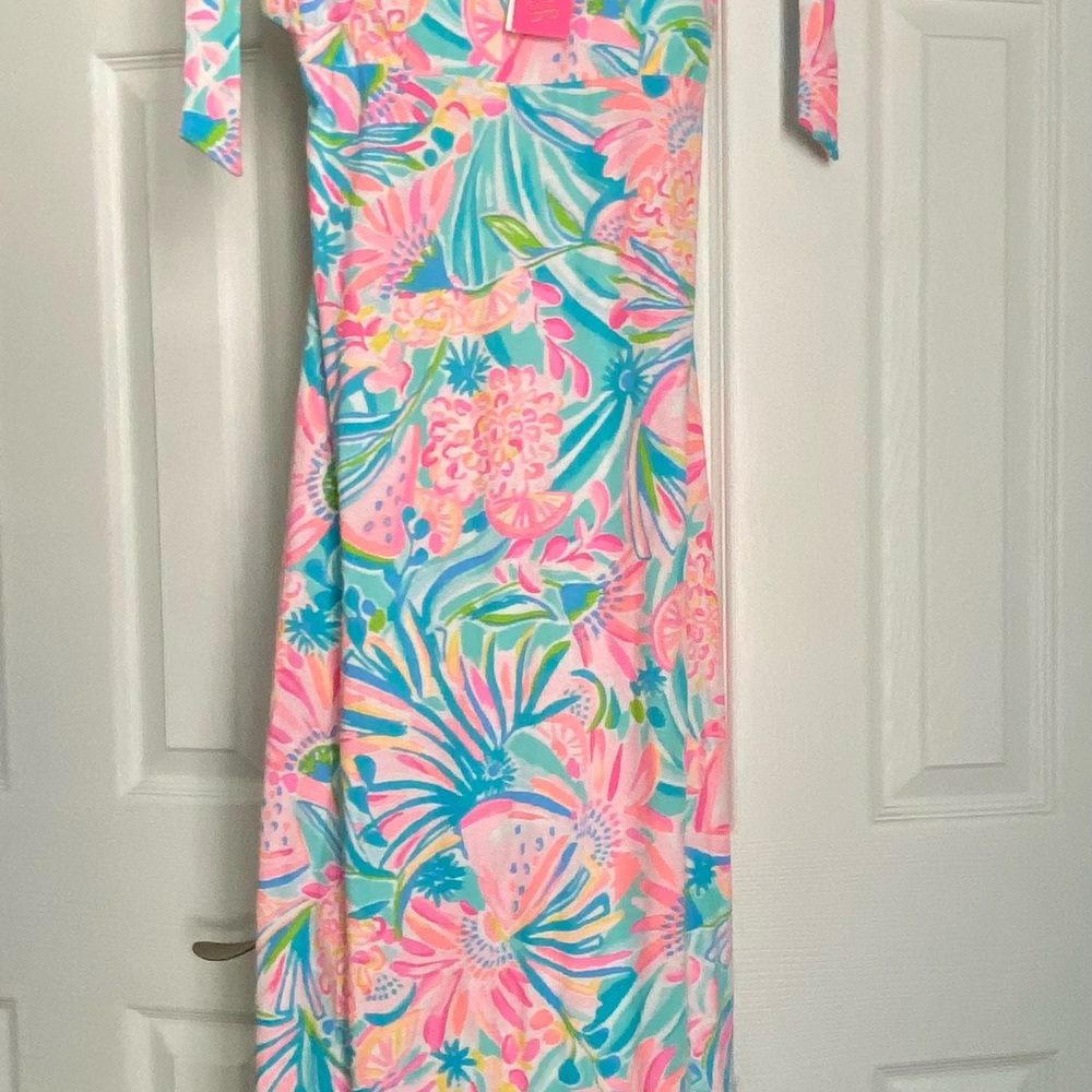 Lilly Pulitzer Maleka Maxi Dress - Tropical Punch Multi XS-NWT - Picture 3 of 9
